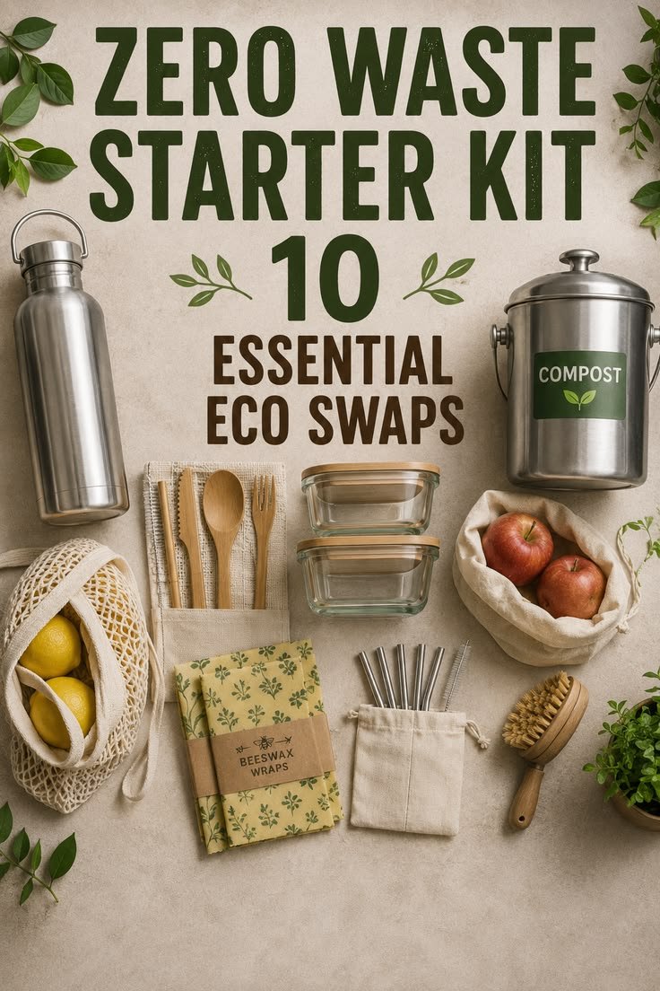 10 Easy Zero-Waste Swaps You Can Start at Home