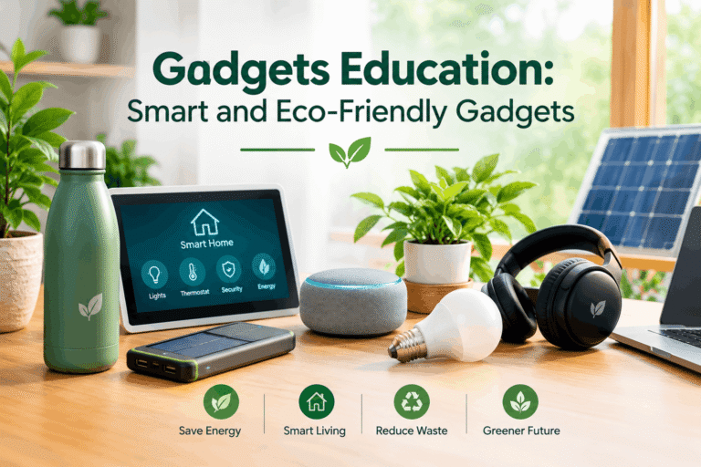 Gadgets Education: Smart and Eco-Friendly Gadgets 