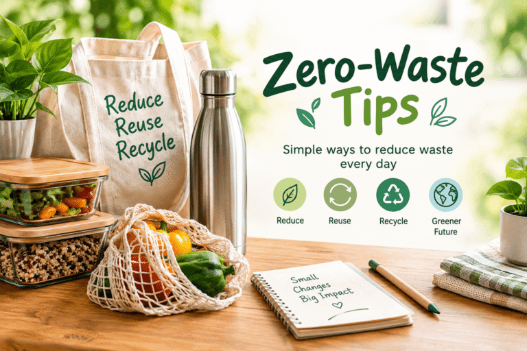 Zero-Waste Tips: Simple Ways to Reduce Waste Every Day