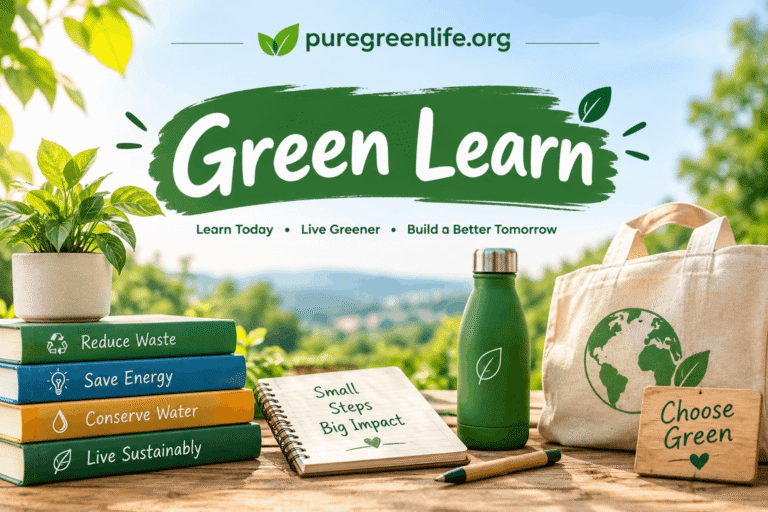 Green Learn: A Simple Guide to Sustainable Living