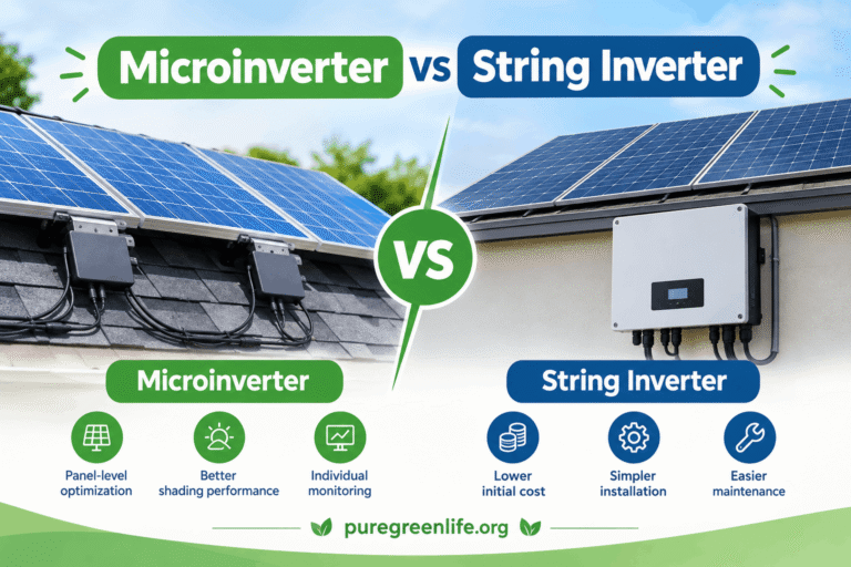 How Solar Microinverters Work vs String Inverters