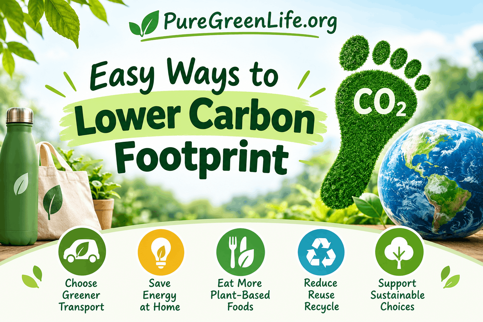 Easy Ways to Lower Carbon Footprint