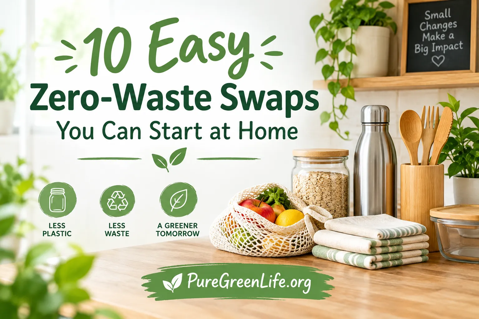 10 Easy Zero-Waste Swaps
