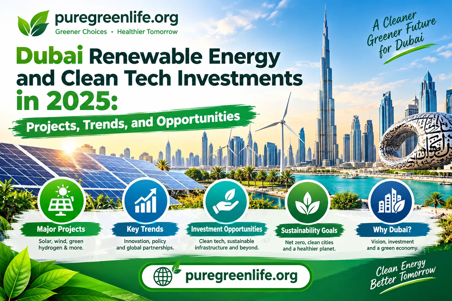 Dubai Renewable Energy and Clean Tech Investments in 2025