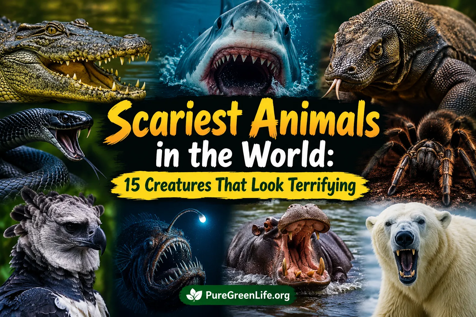 Scariest Animals in the World