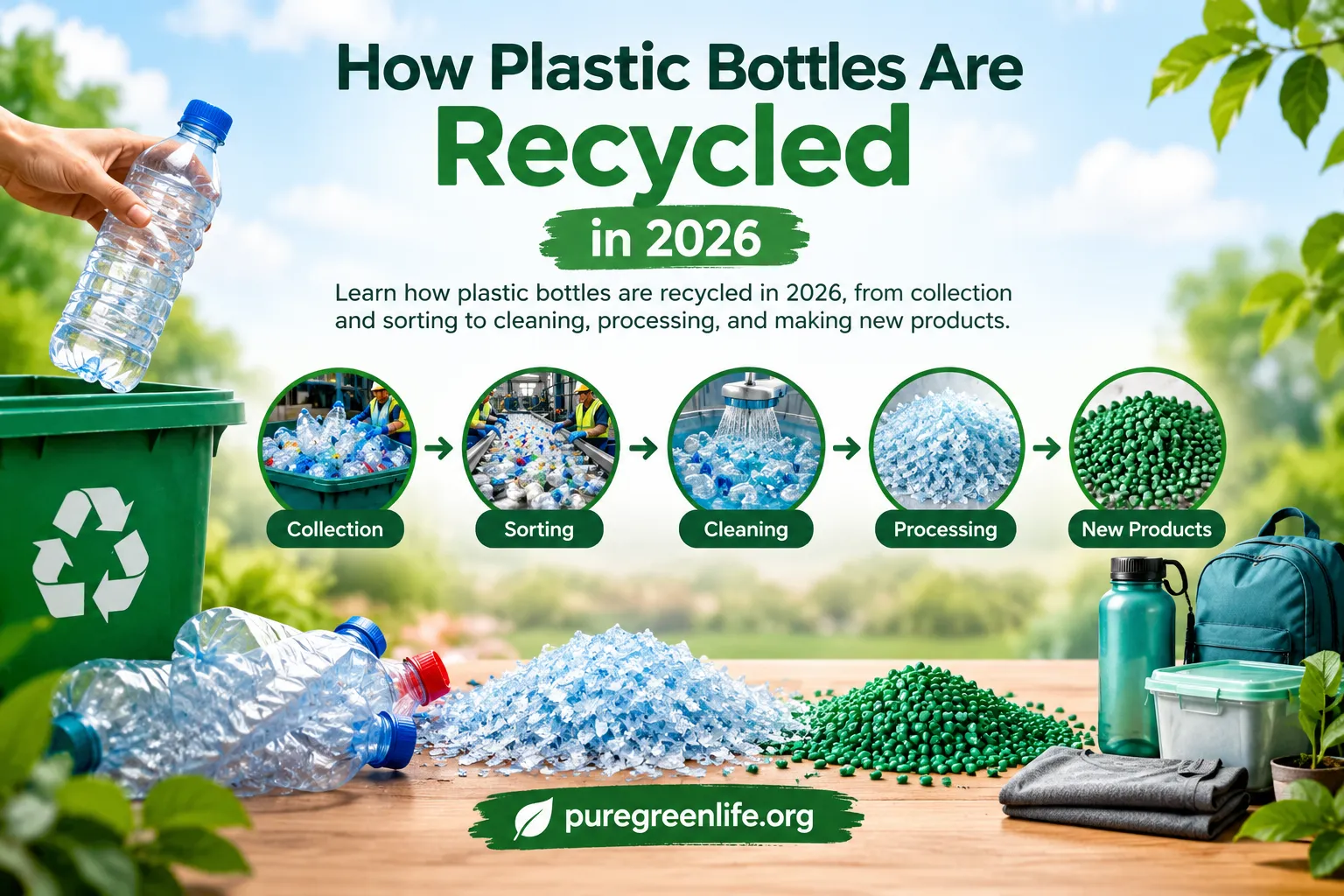 Plastic Bottles Are Recycled