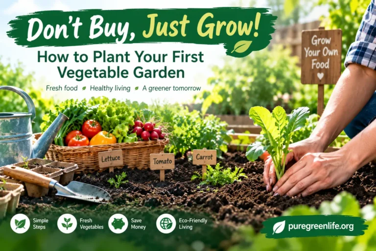 Don’t Buy, Just Grow! How to Plant Your First Vegetable Garden