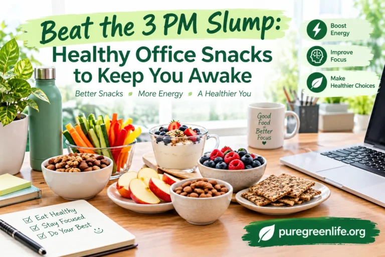 Beat the 3 PM Slump: Healthy Office Snacks to Keep You Awake
