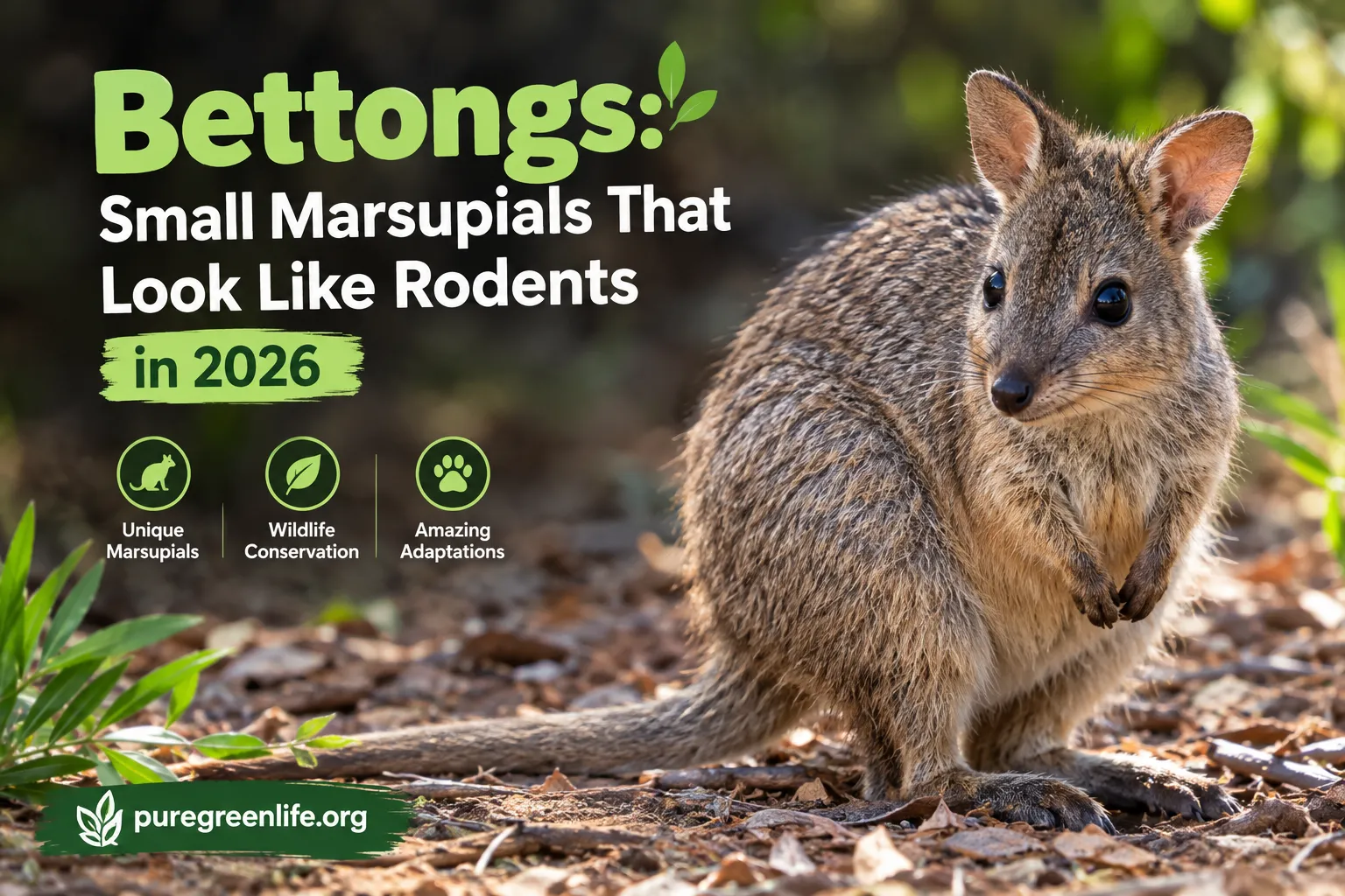 bettongs are rodent-like small marsupials