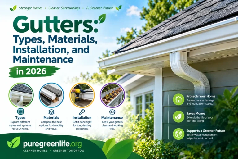 Gutters: Types, Materials, Installation, and Maintenance in 2026